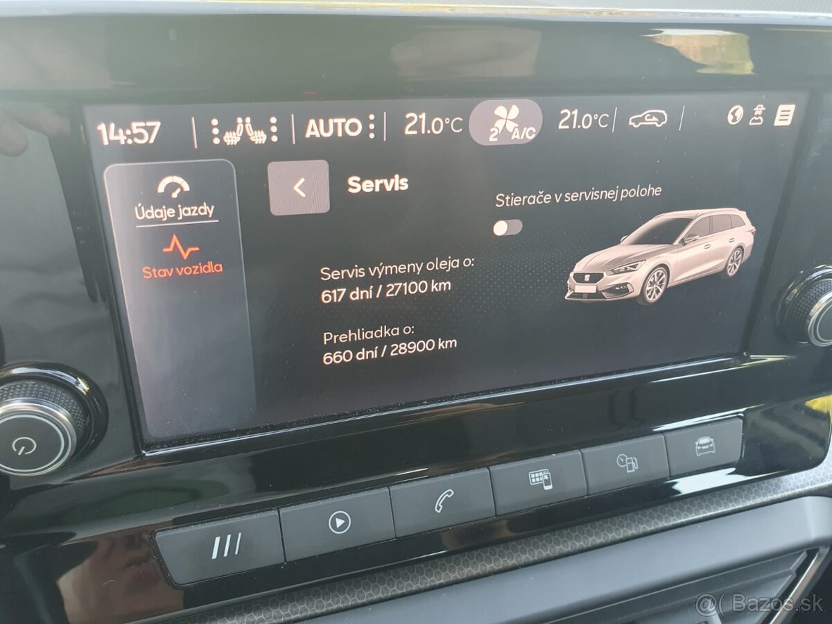 Predám Seat Leon combi style 2.0 Tdi DSG Virtual cockpit - 17