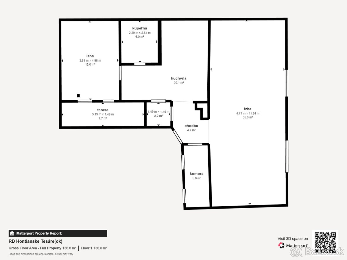 Priestranný dom na bývanie aj podnikanie Hontianske Tesáre - 17