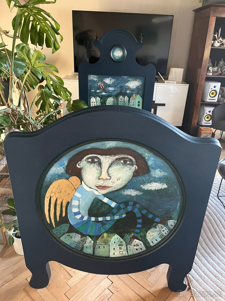Starozitna postel 90x200cm - 17