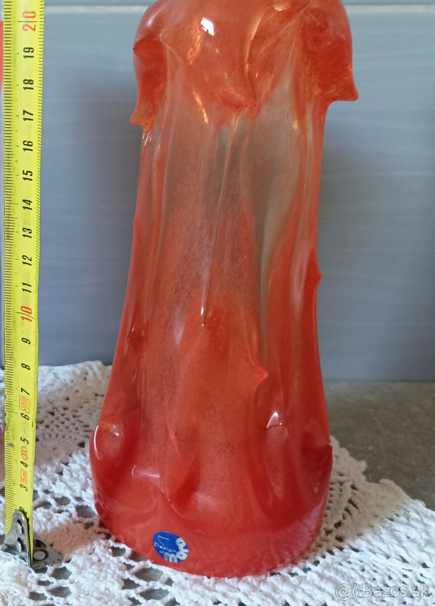 Hutné sklo - váza, misa , popolník - 17