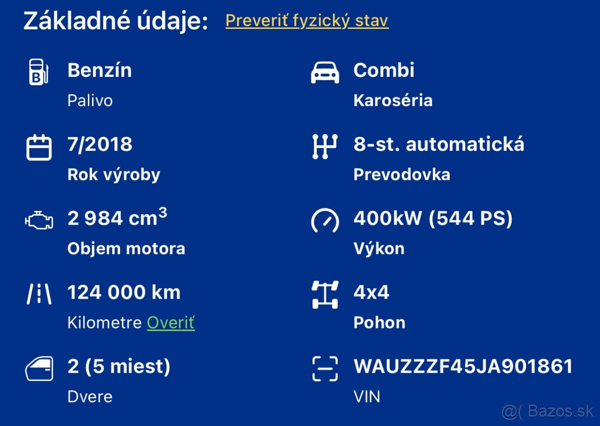Audi RS4 Avant Combi 400 kw ( keramické brzdy ) - 17