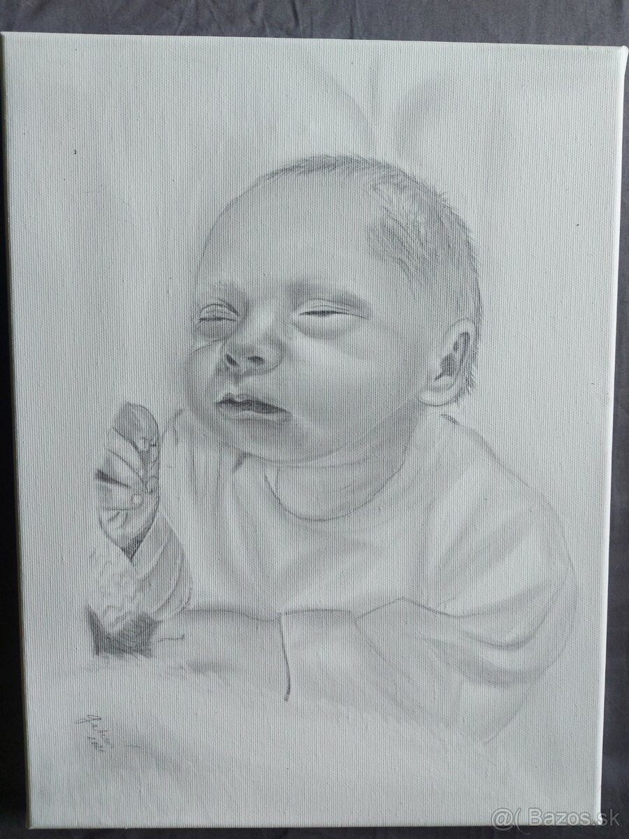 Kreslenier realistických portretov podľa fotogragie - 17