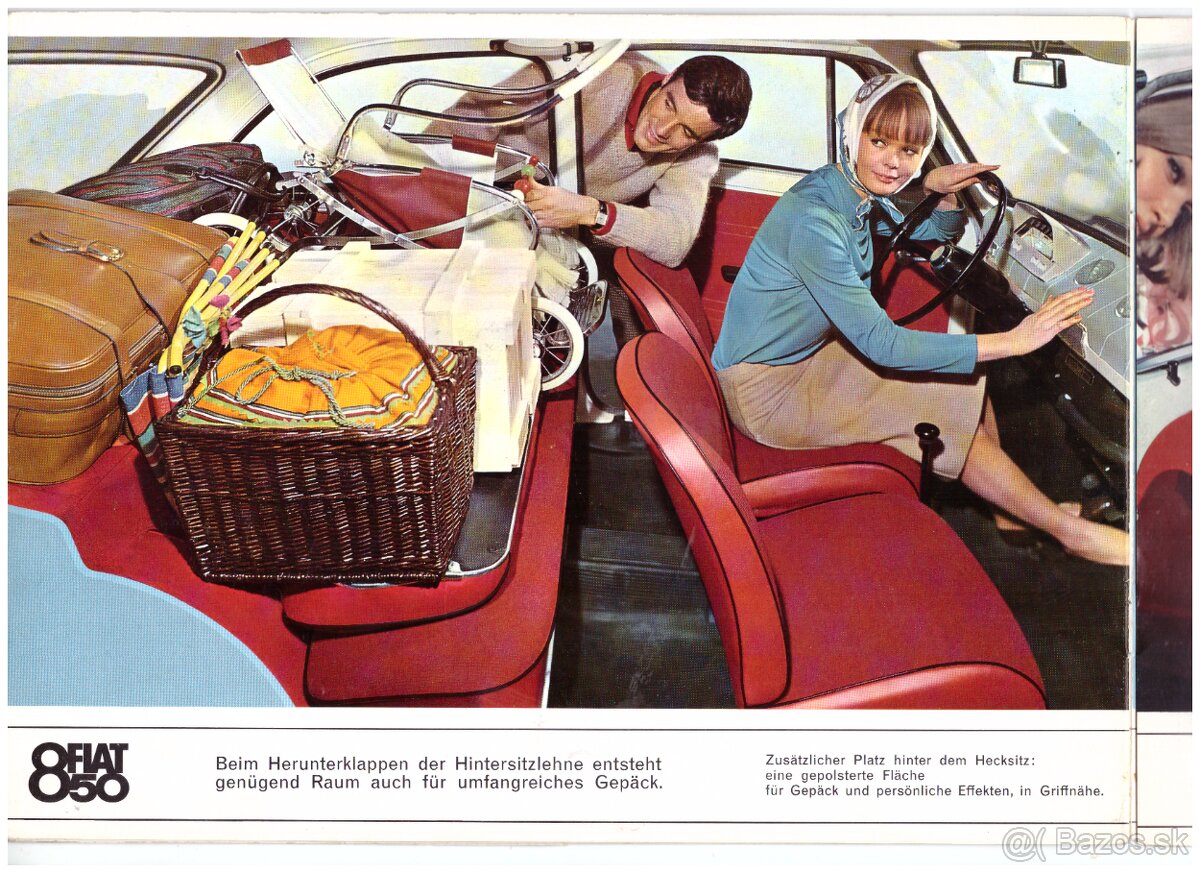 prospekty FIAT: 1100, 500L, 850 SPORT SPIDER, 850 - 17