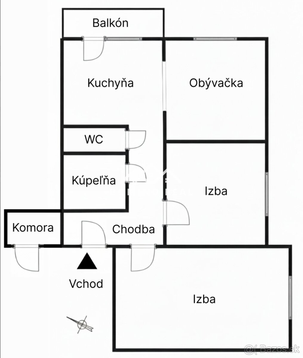 krásny 3-izbový byt v centre Senca na prenájom - 17