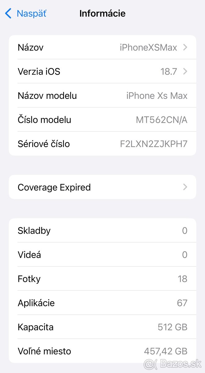 Iphone Xs Max Space Grey 512GB - 17