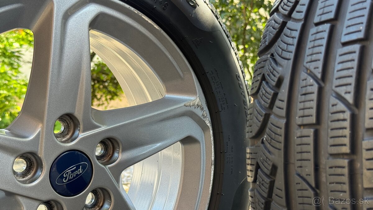 Hliníkové disky Ford 16” + zimné pneumatiky - 17