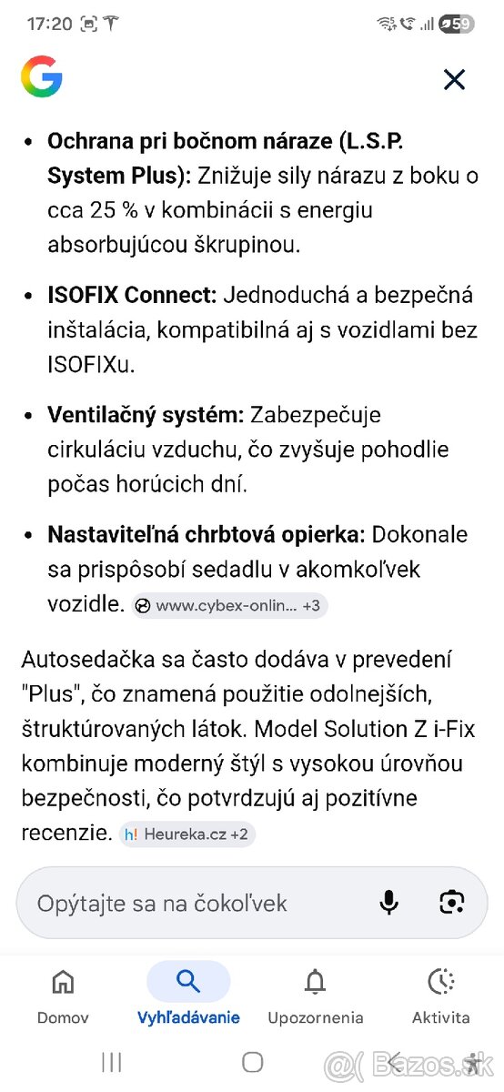 Autosedačka Cybex Platinum - 17