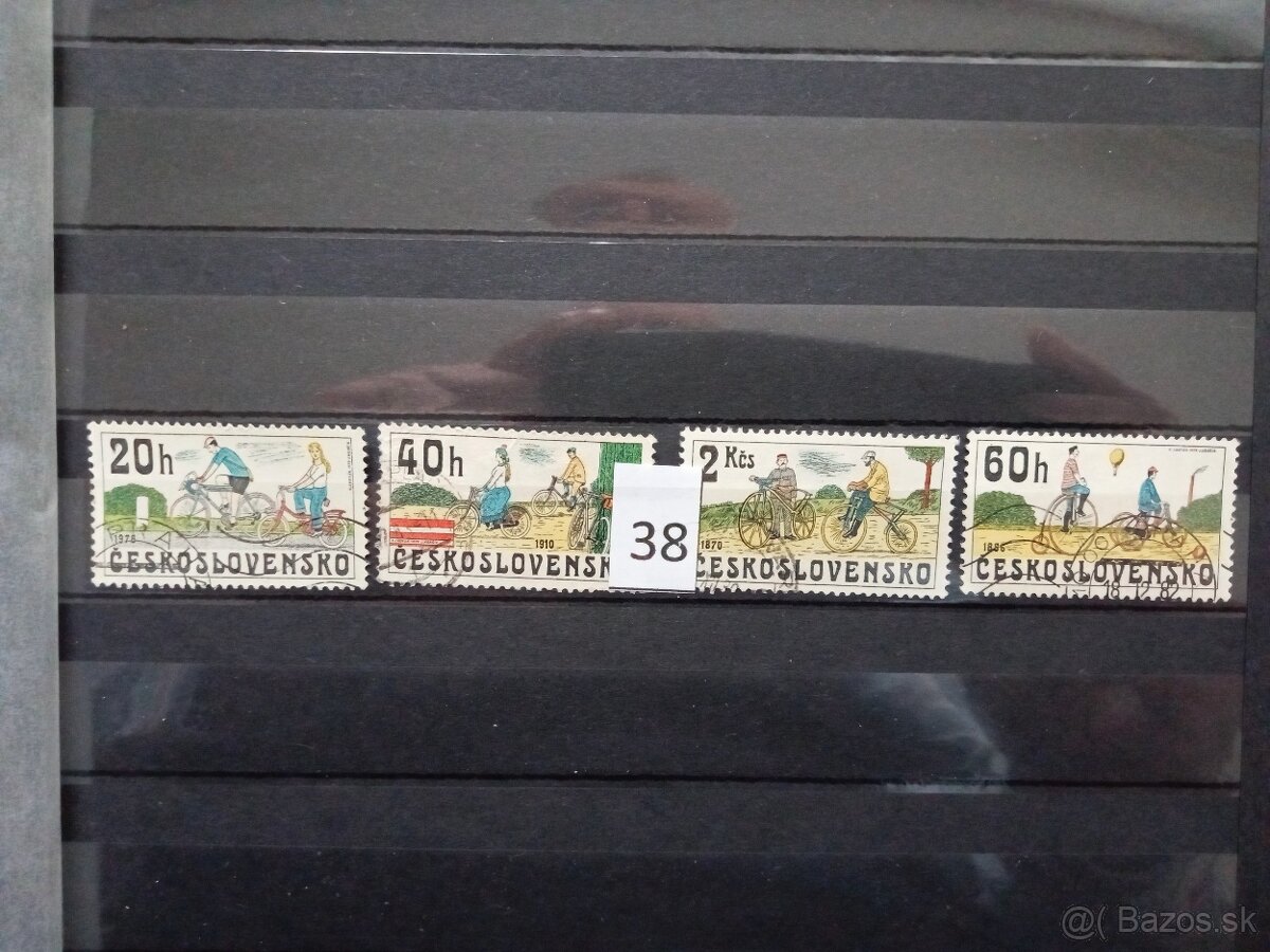 Poštové známky č.434 - ČESKOSLOVENSKO II. - 20 sérií - 17