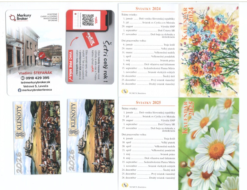 Staré vreckové kalendáriky - 17