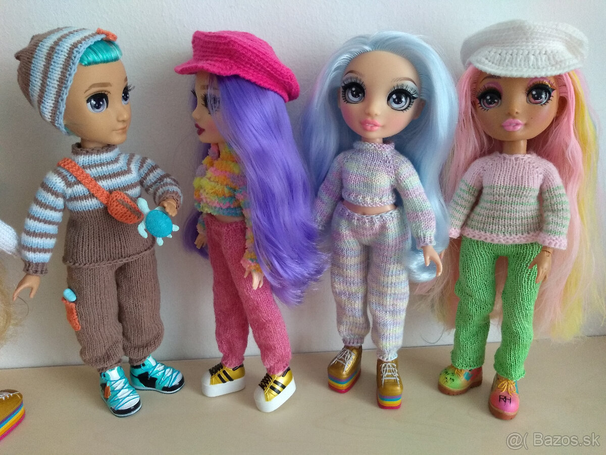 Kožuchy šaty pre bábiky Rainbow high barbie čiapky - 17