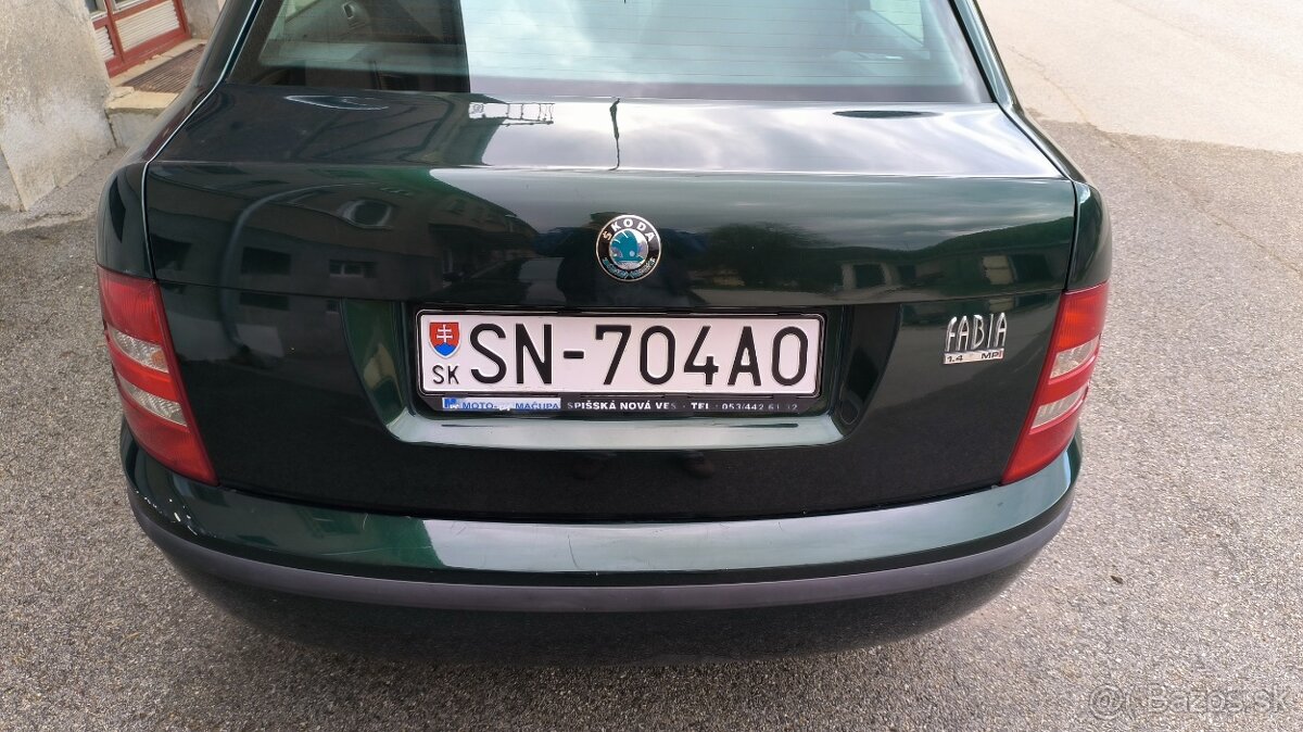 Škoda Fabia Sedan 1.4 mpi 2002 - 17