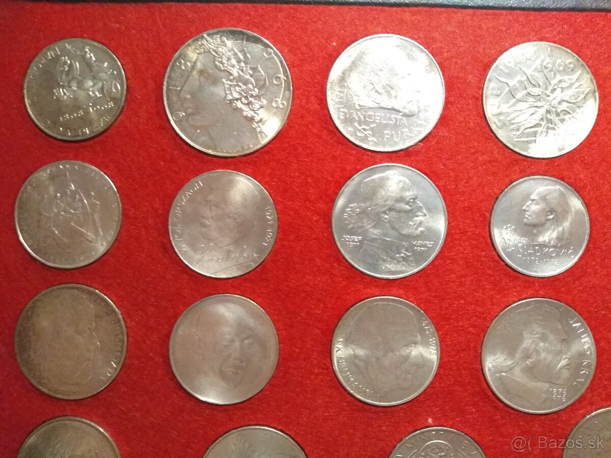 Sada Československých Strieborných mincí 1928-1992 - 17