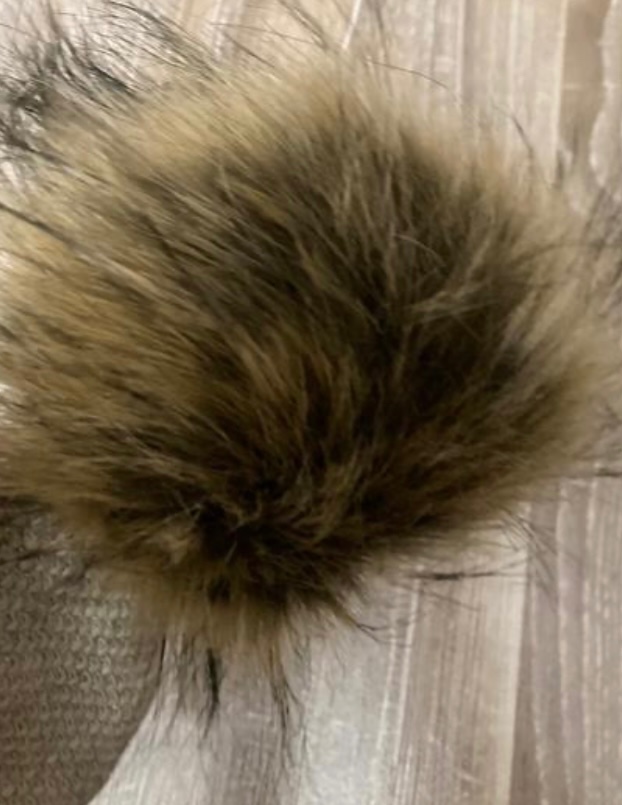 Dámska Teplá zimná čiapka s brmbolcom/Nová - 17