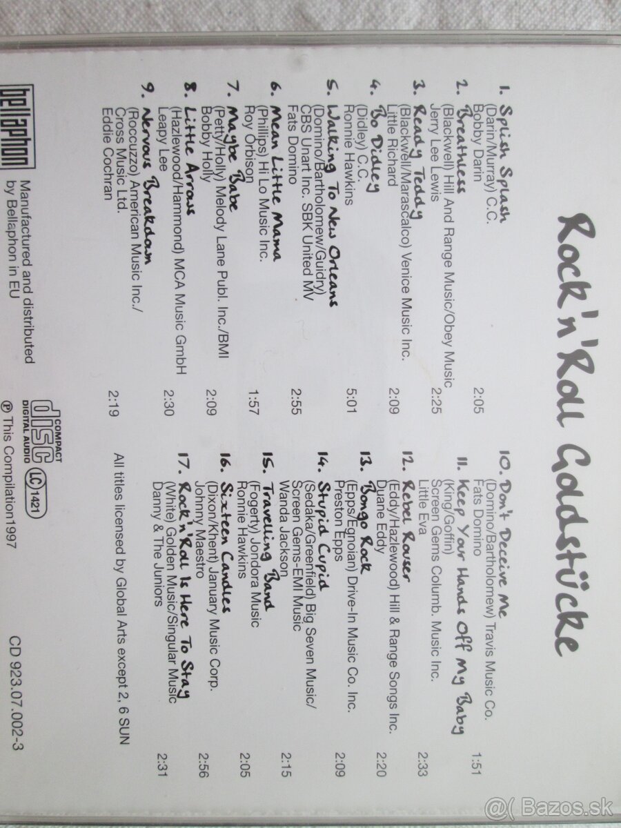 oldies pop & rock : compilations (výbery). 20 cd Hits - 17