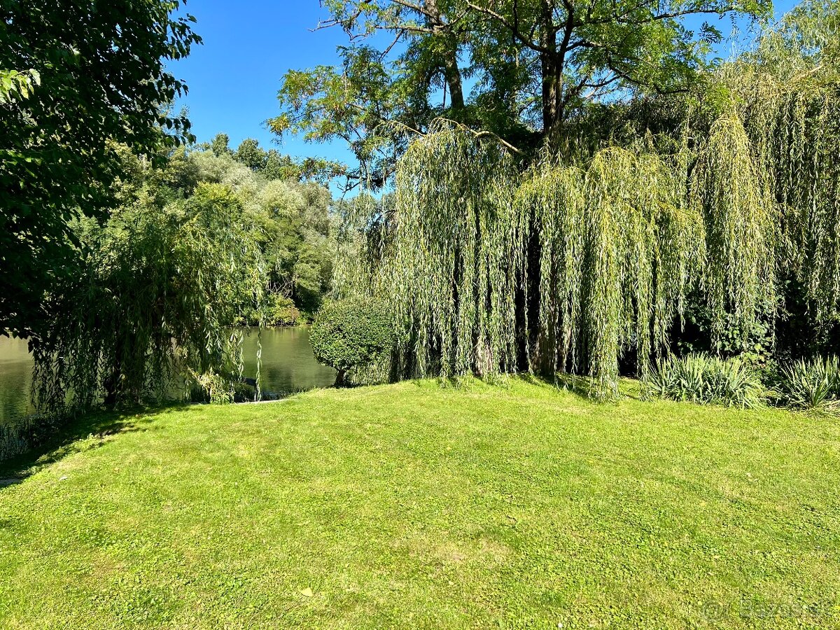 Pozemok s chatou a mólom priamo na brehu Malého Dunaja - 17