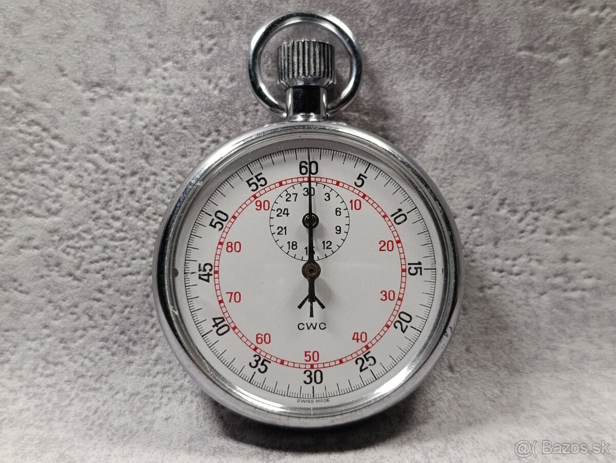 Vojenské kapesní stopky CWC pro britskou armádu. - 17