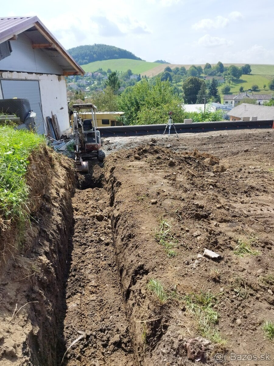 Výkopové a búracie práce BAGER a MINIBAGER TRNAVA MYJAVA - 17