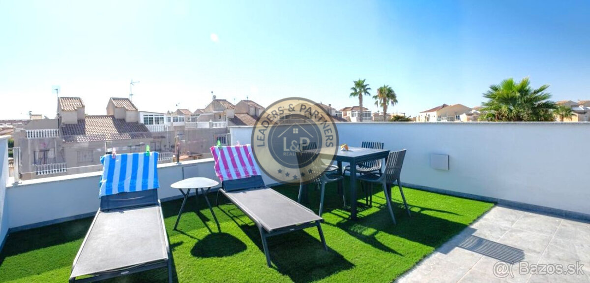 Modrený 2 podlažný dom 4+kk s bazénom, Torrevieja-Španielsko - 17