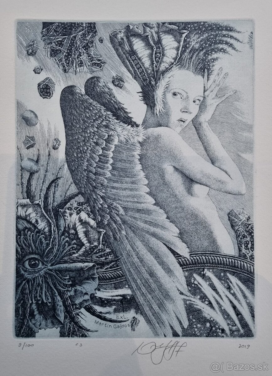 Predám grafické práce Petra Kľúčika a tiež grafiky od iných - 17