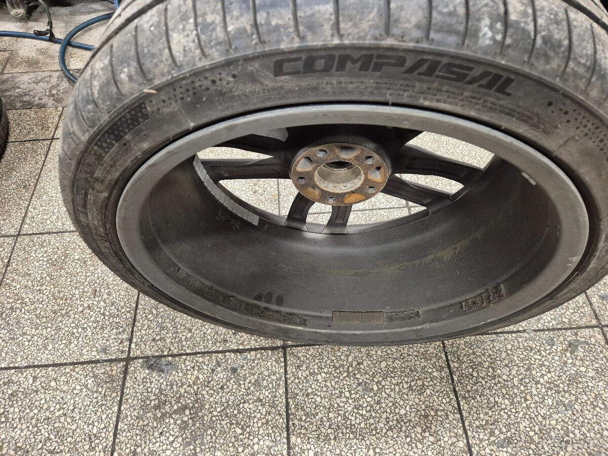 Predám elektróny 5x112r19 s pneu 255/35r19 - 17