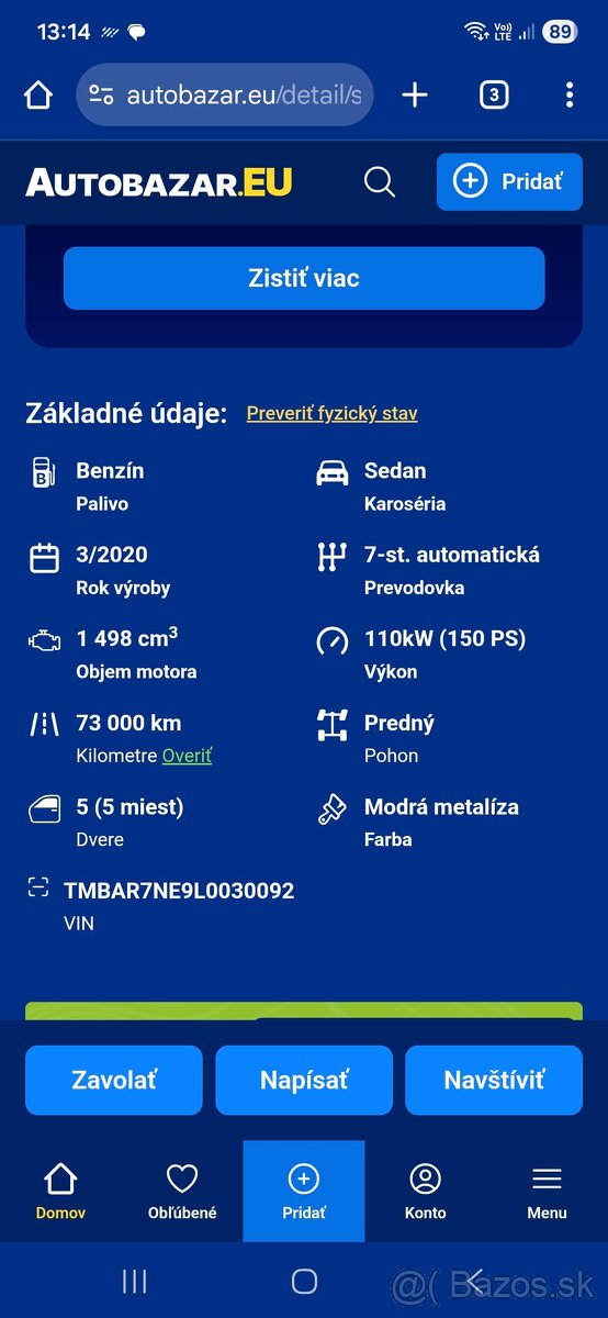 Škoda octavia 3 1.5 tsi dsg len 73000km - 17