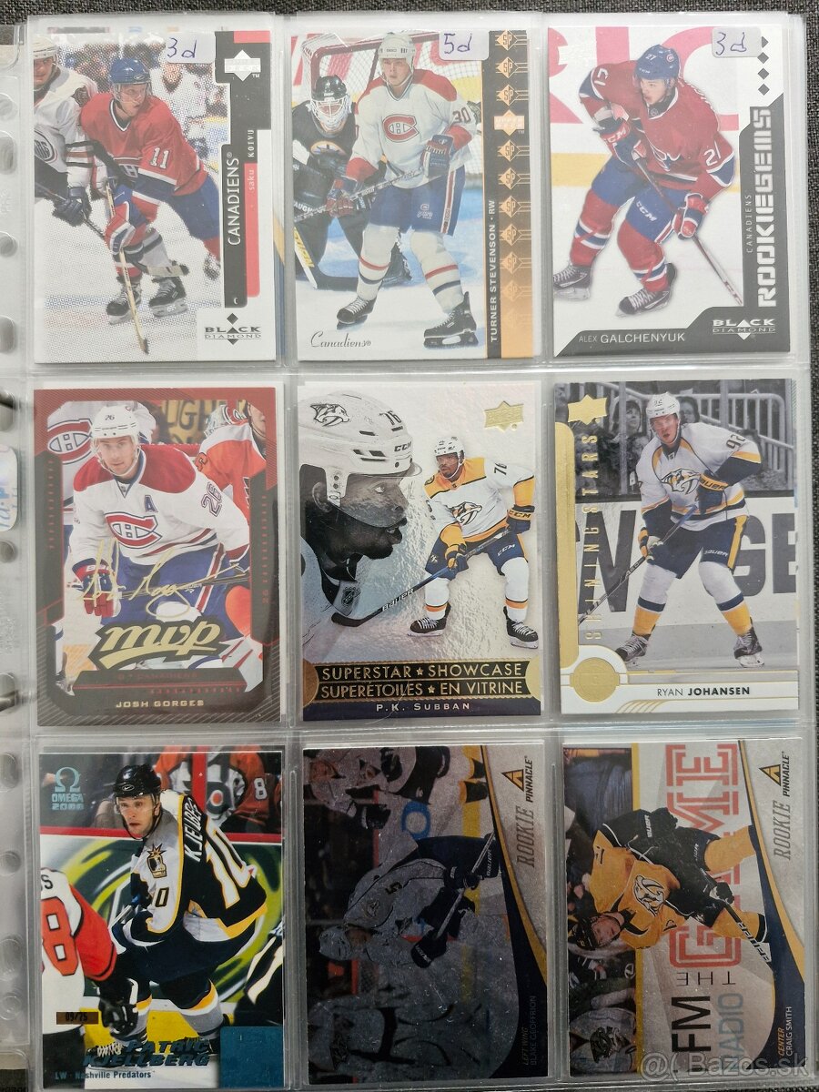 Mix hokejových kariet NHL - 17