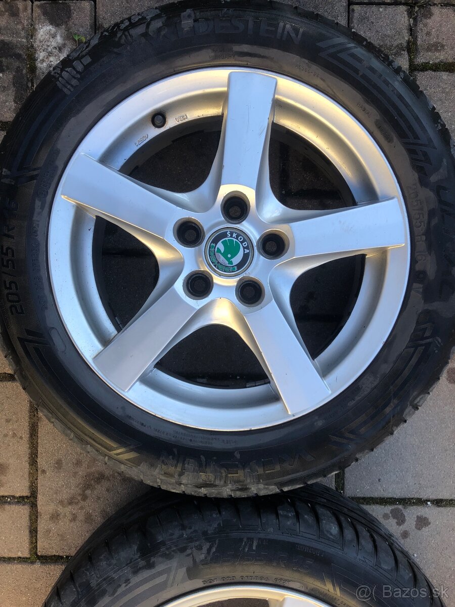 Letné pneuatiky 205/55r16 + elktrony - 17