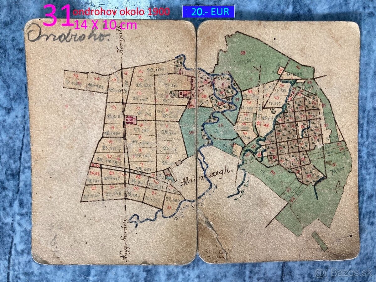 Slovenské župy 200 ročné mapy celá zbierka na predaj - 17