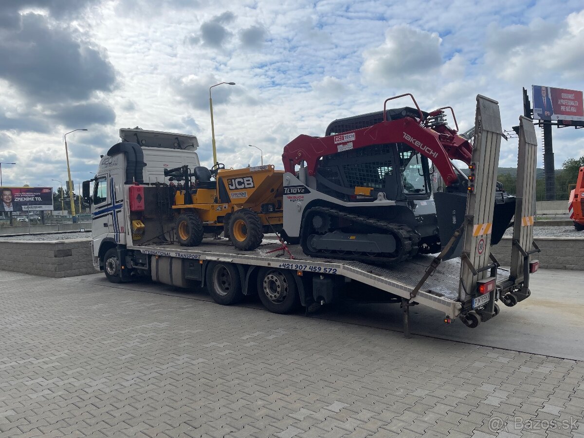 PREPRAVA STROJOV - PREVOZ TECHNIKY - ODTAHOVKA do 15 ton - 17