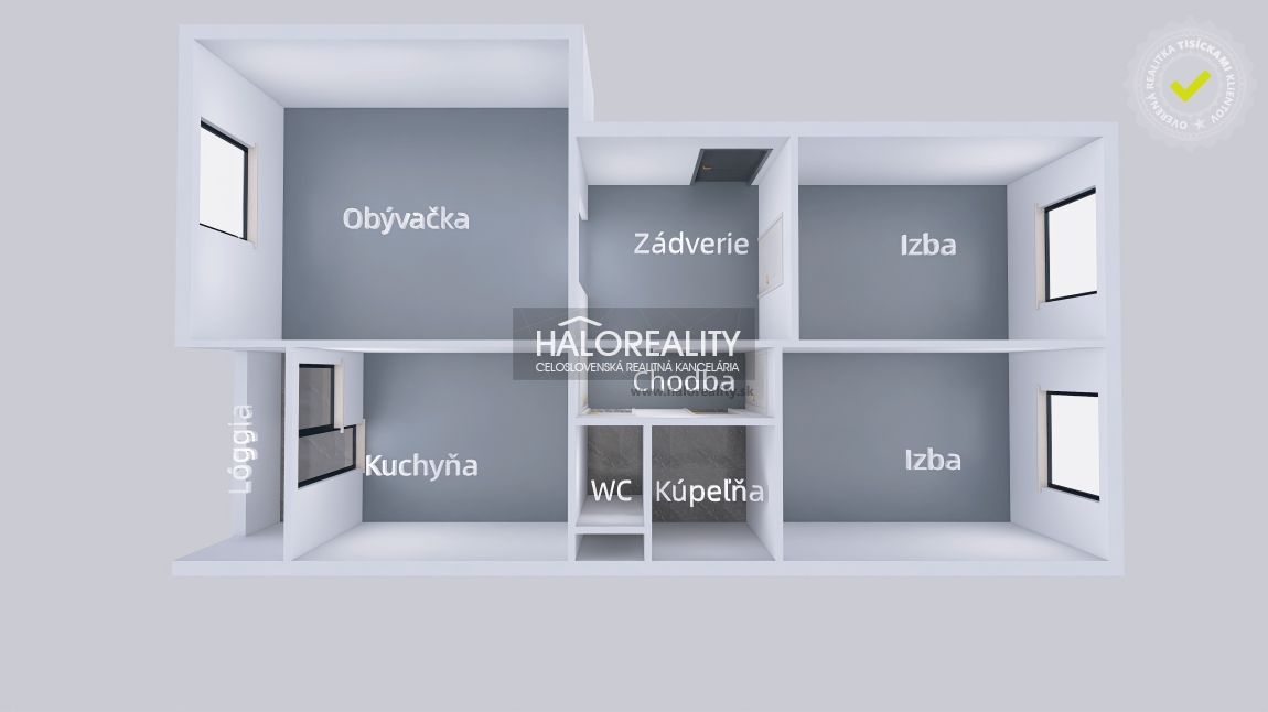 HALO reality - Predaj, trojizbový byt Považská Bystrica, Roz - 17