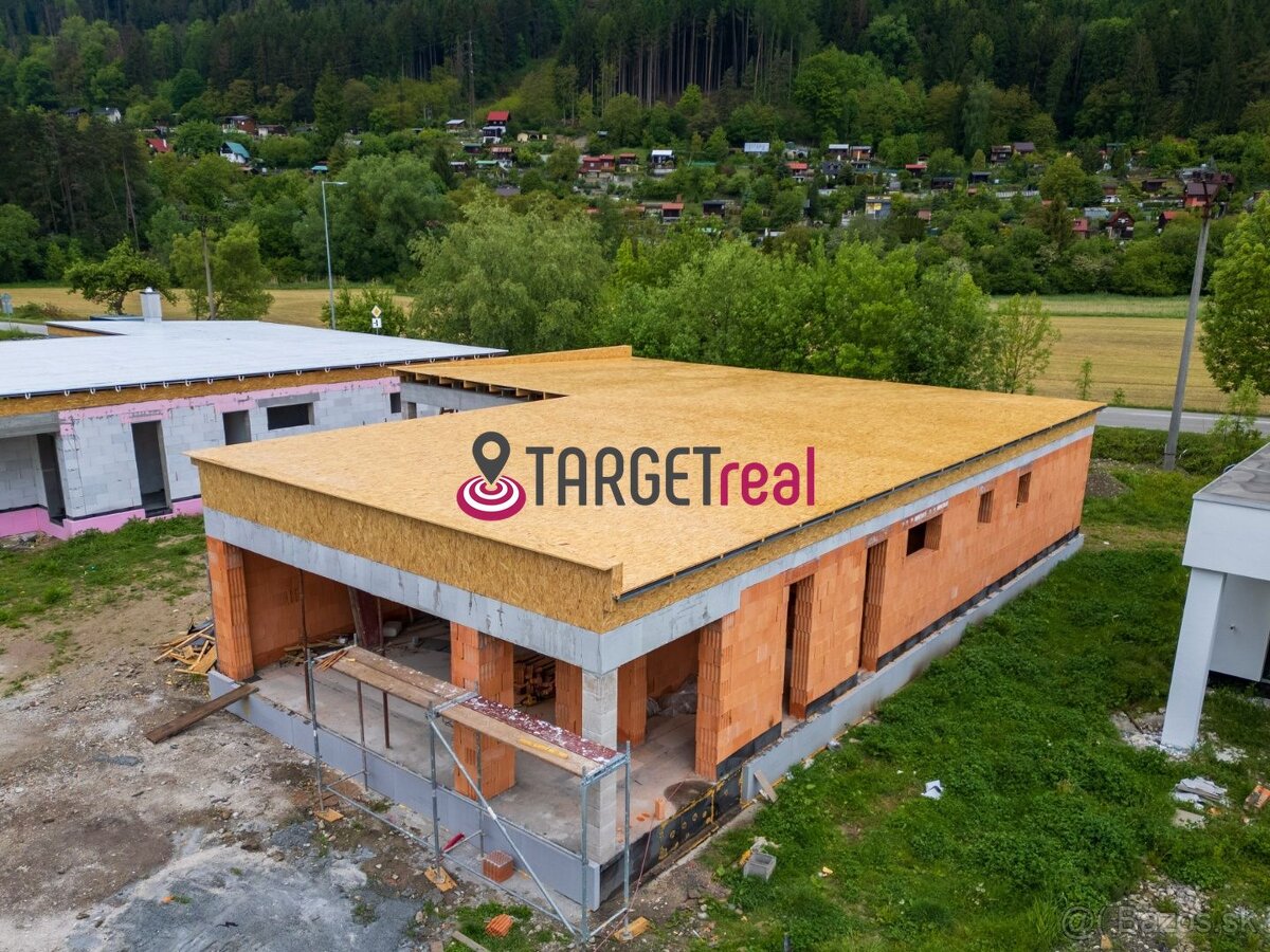 Exkluzívna novostavba 4-izbového bungalovu s dvojgarážou – T - 17