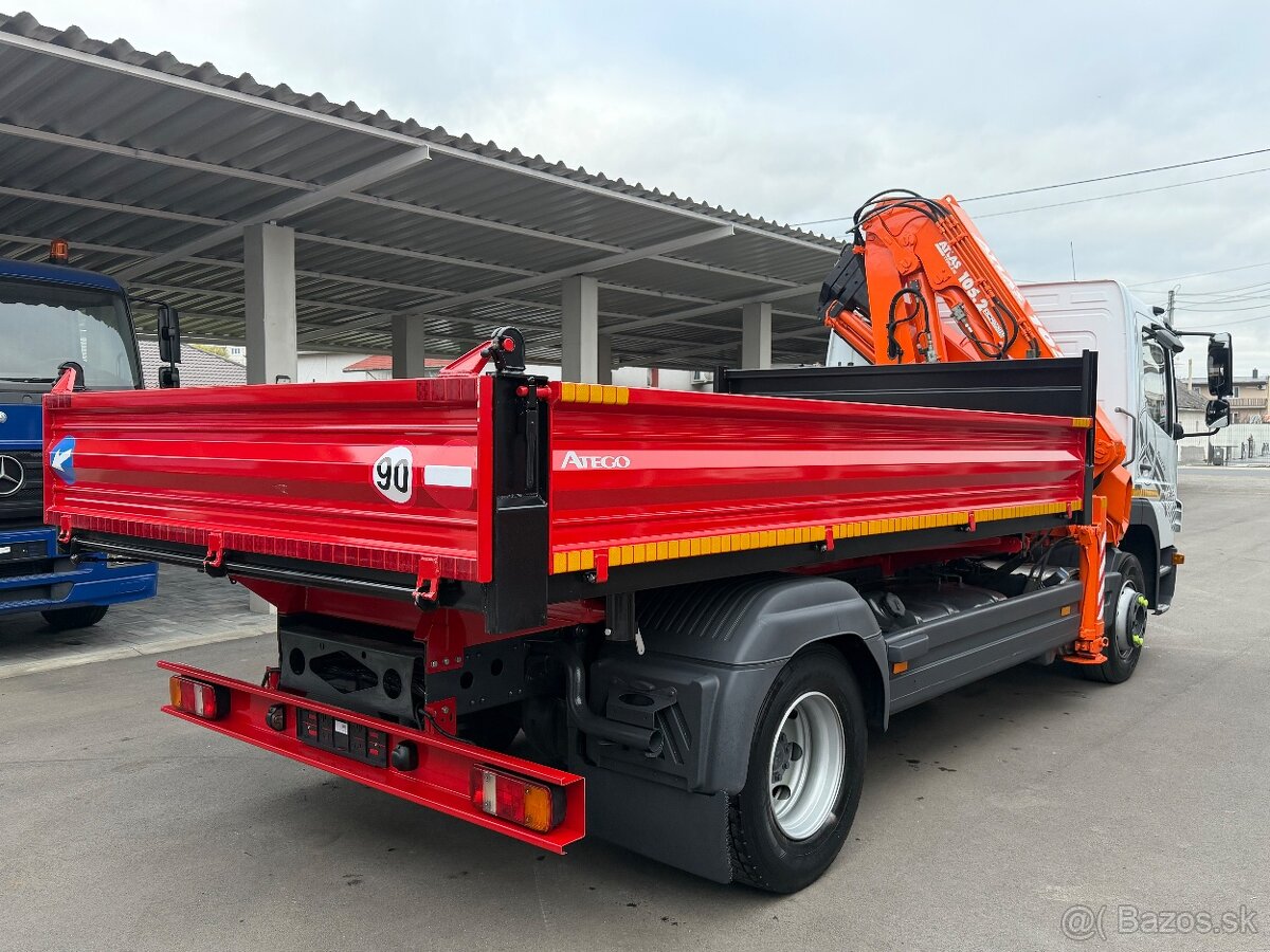 Mercedes-Benz Atego 1524 sklápač trojstr. hydraulická ruka - 17
