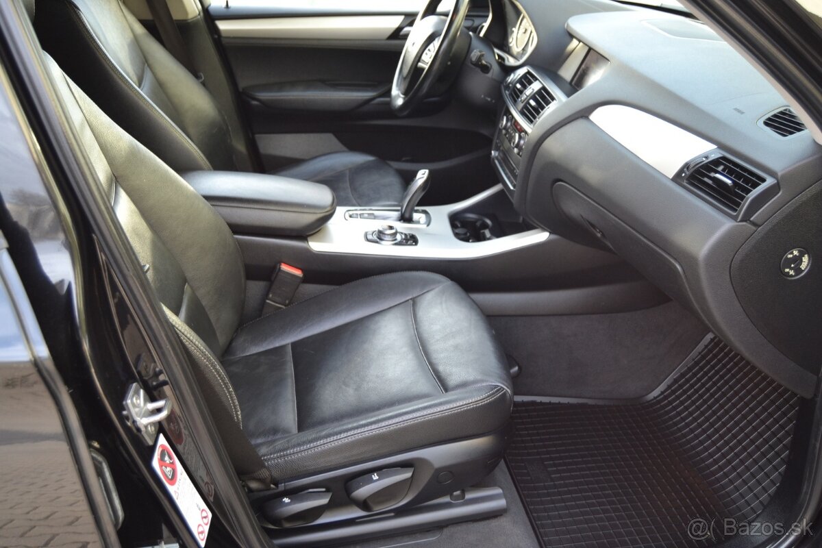BMW X3 2.0 D X DRIVE, NAVI, FÓLIE, KOŽA, ALU R17, BIXENÓNY - 17