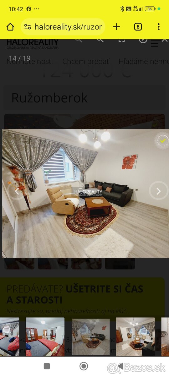 Na predaj 3izbovy byt - 17