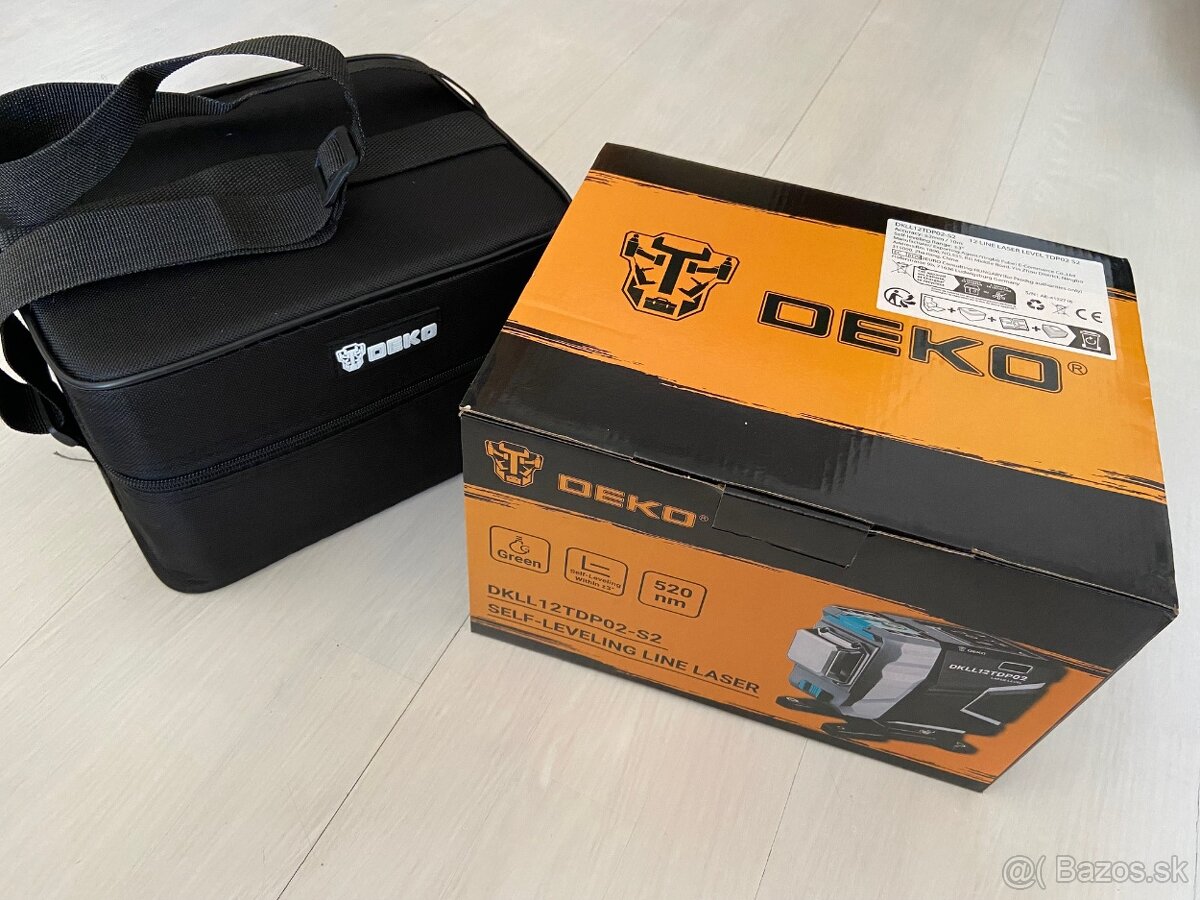 PROFI samonivelačný 3D laser zelený 12 líniový - 17