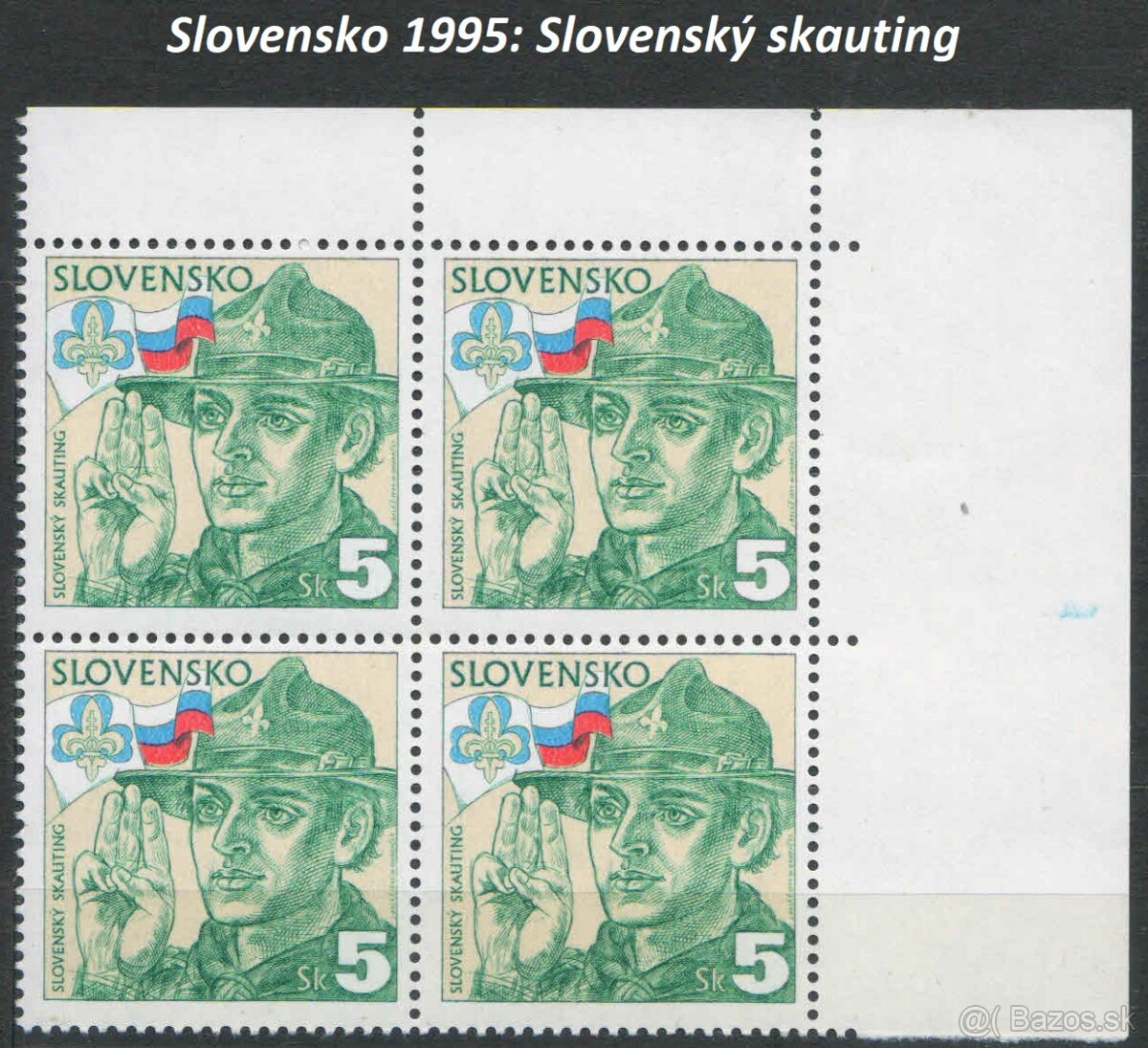 Poštové známky, filatelia: Slovensko, štvorbloky - 17