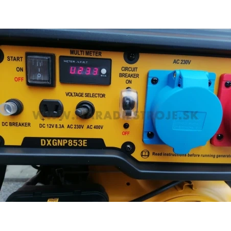 benzínová trojfázová elektrocentrála - 17