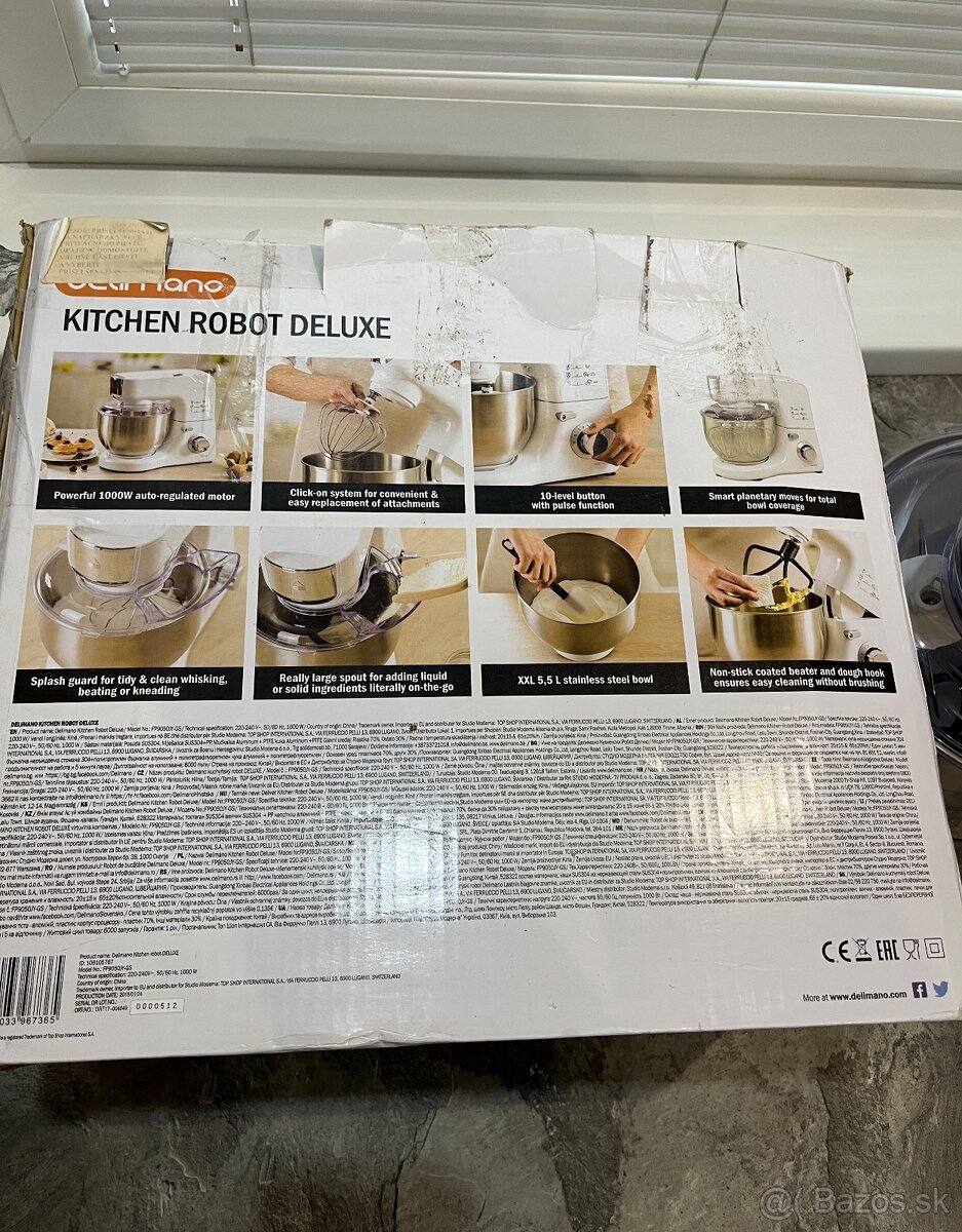 Kuchynský robot Delimano Deluxe set s doplnkami - 17