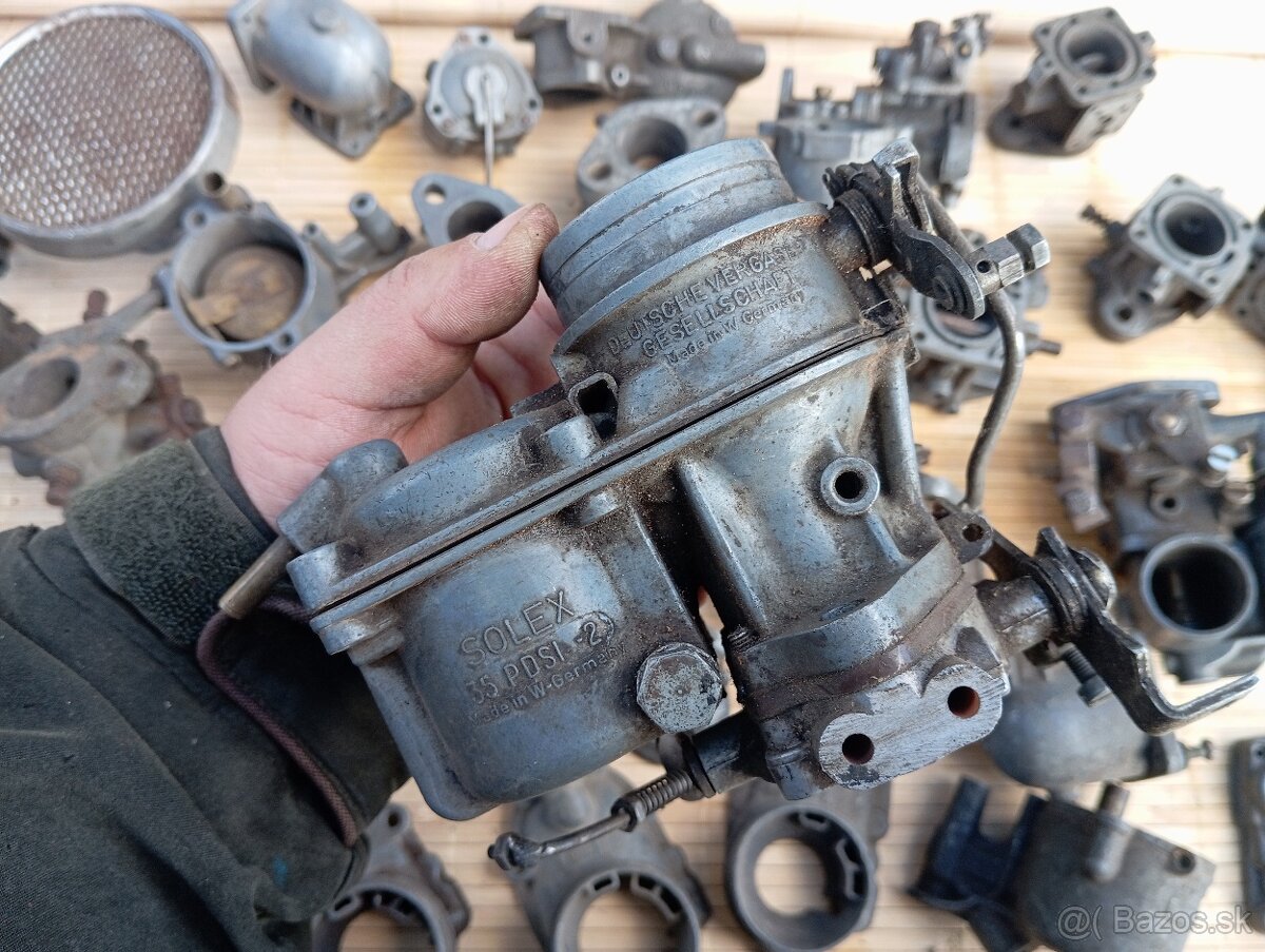Predám dieli na karburátory Prevažne solex - 17