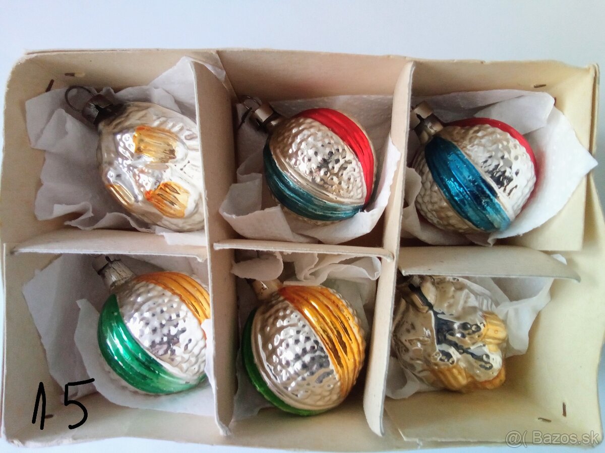 Starodávné vánoční ozdoby - vianočné ozdoby - 17