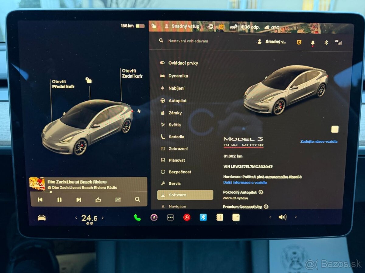 TESLA MODEL3 Performance 377KW 2021/10,TEPELNE,ZIMNA SADA - 17