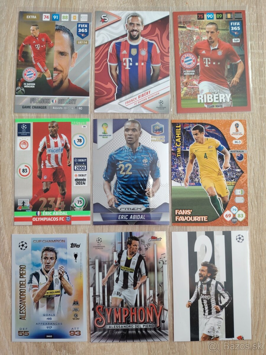 Legendy - futbalové kartičky - 17