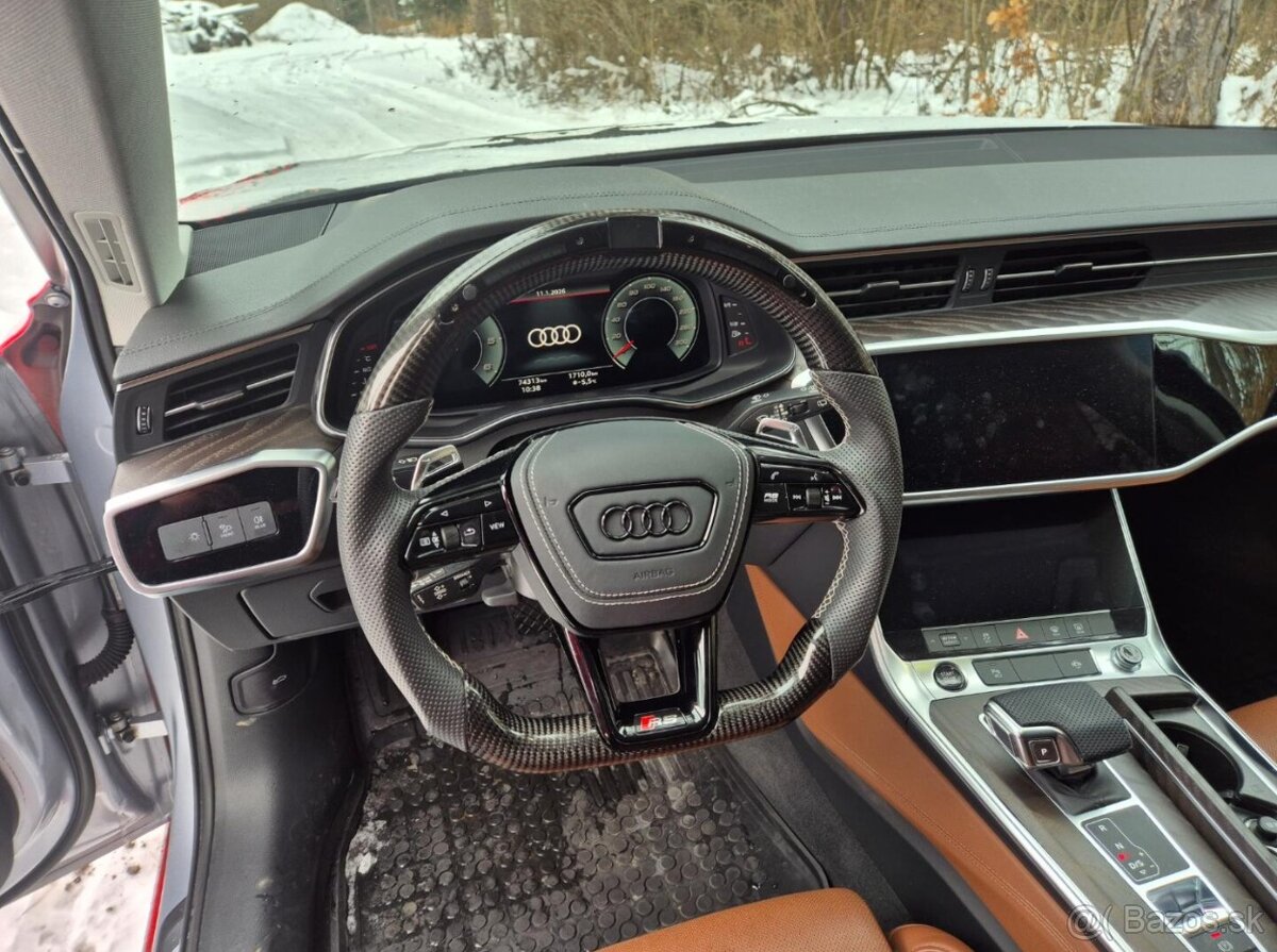 -AUDI VOLANT KARBONOVY A6 A7 C8 Q8 S8 SQ8 E-TRON - 17