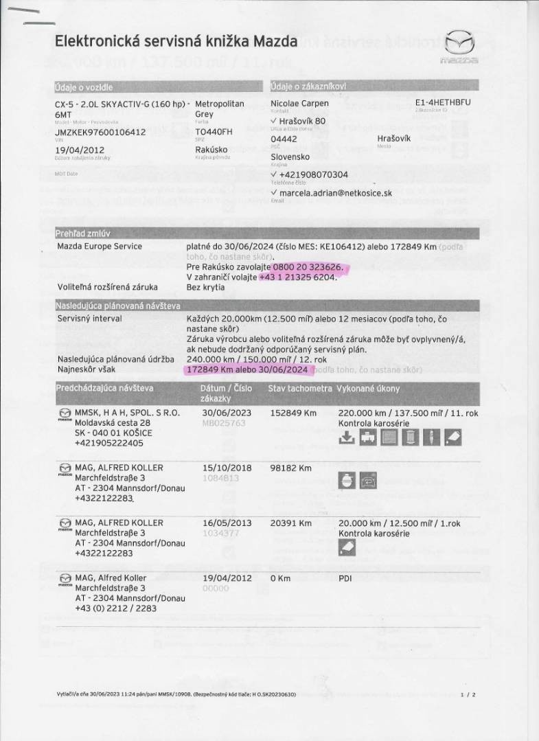 Mazda CX-5 2.0 BENZIN AWD -NEBÚRANÉ-TOP STAV - 17