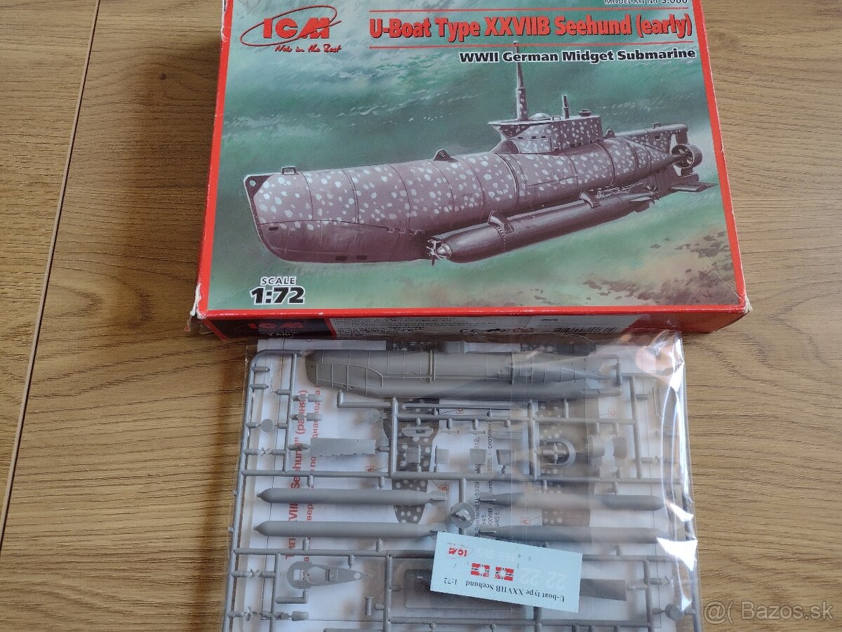 Plastikové modely techniky, ponoriek a lodí 1:72 - 17