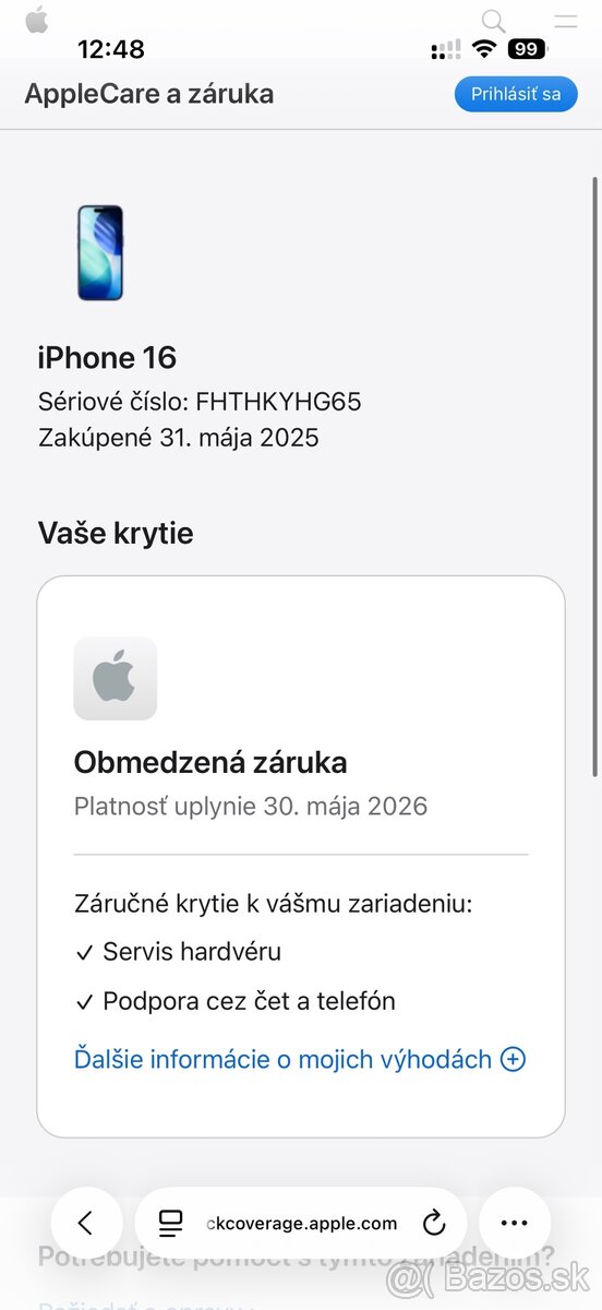 iPhone 16 128gb ZÁRUKA - 17