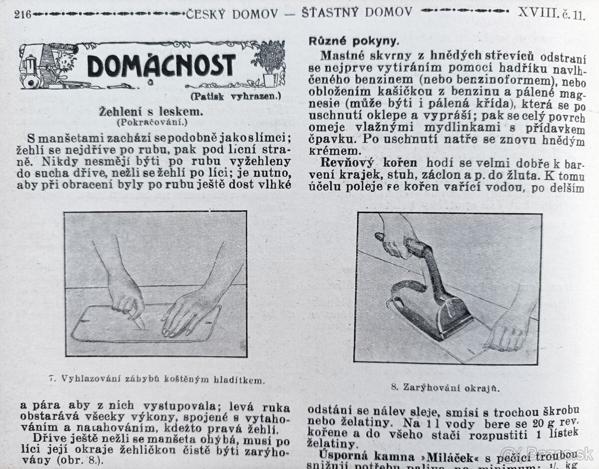 Časopisy Šťastný domov, svázaný ročník 1923, krásný stav - 17