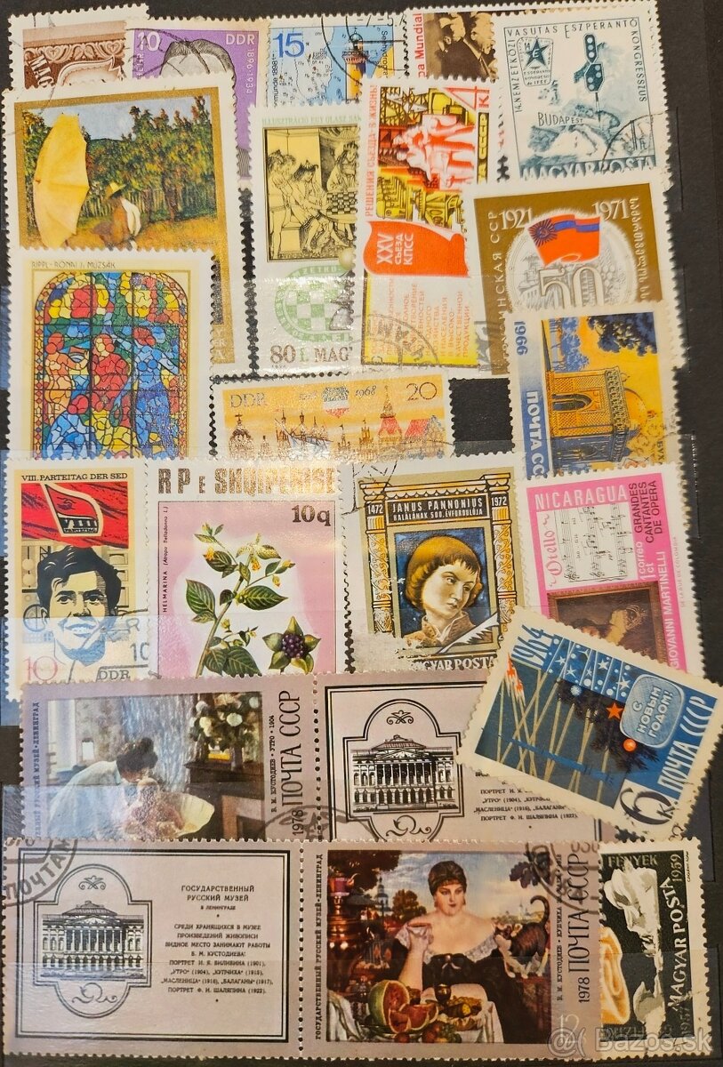 Poštové známky 1 - 17