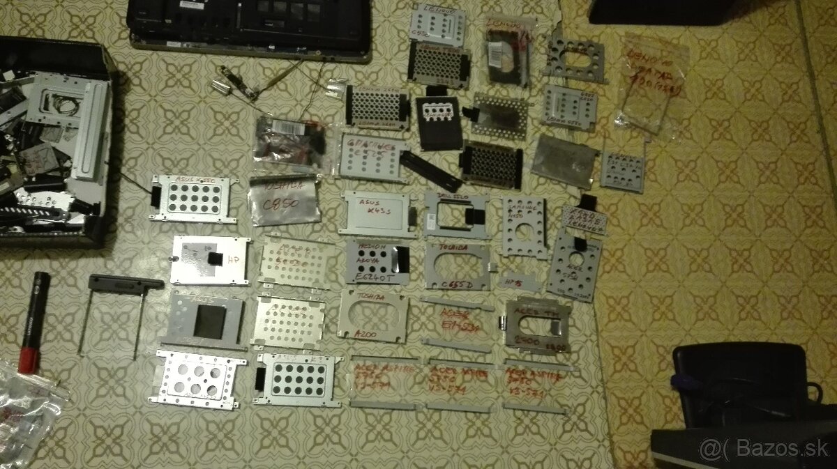 CPU. Procesor. HDD rámček. WIFI. GSM modul. - 17