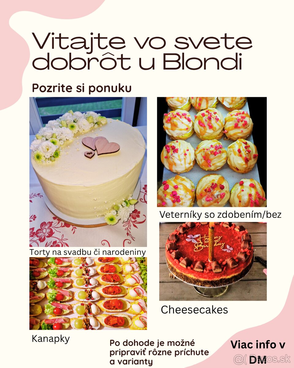 Torty, cheesecake, veterníky, kanapky - 17